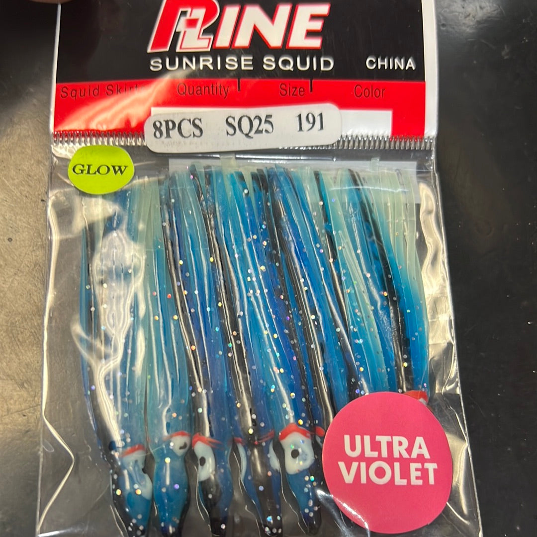 Pline 2.5” squid blue black stripe