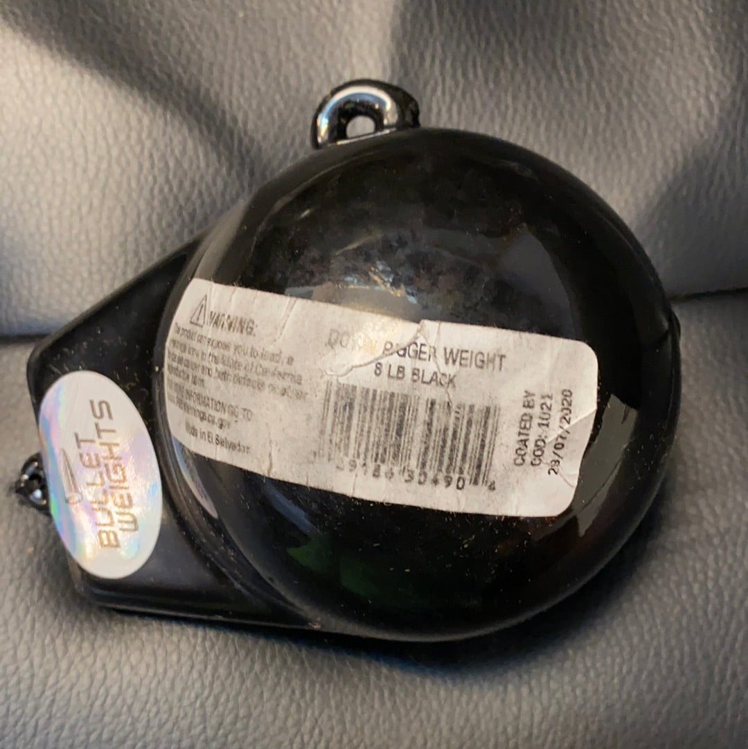 Bullet Weights 8lb Coated downrigger ball