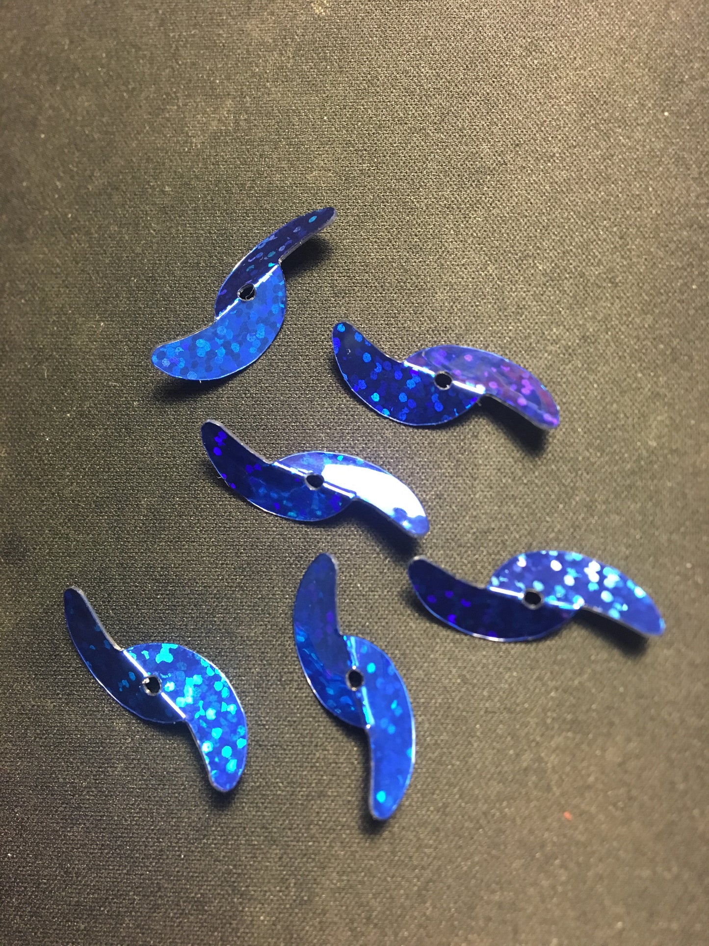 Superfly Blue Sparkle Spinner Blades
