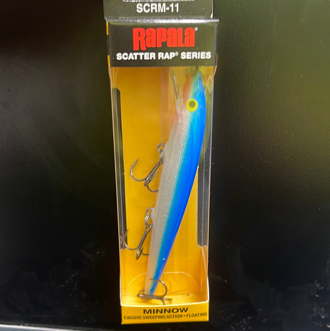 Rapala 11 Scatter Rap Minnow ( Blue )