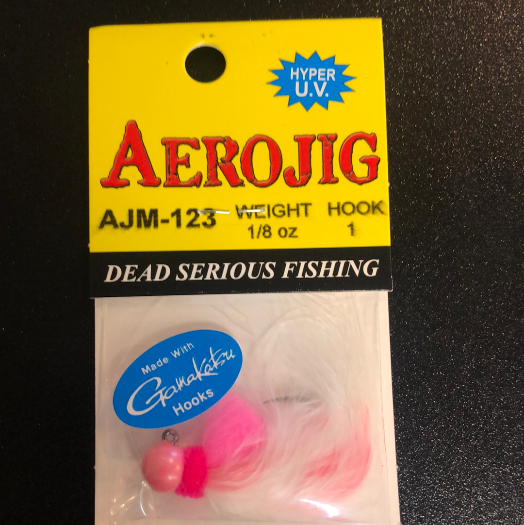Aero Jig 1/8oz white/pink