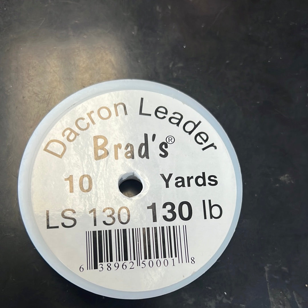 Brads Dacron leader 130lb 10yd