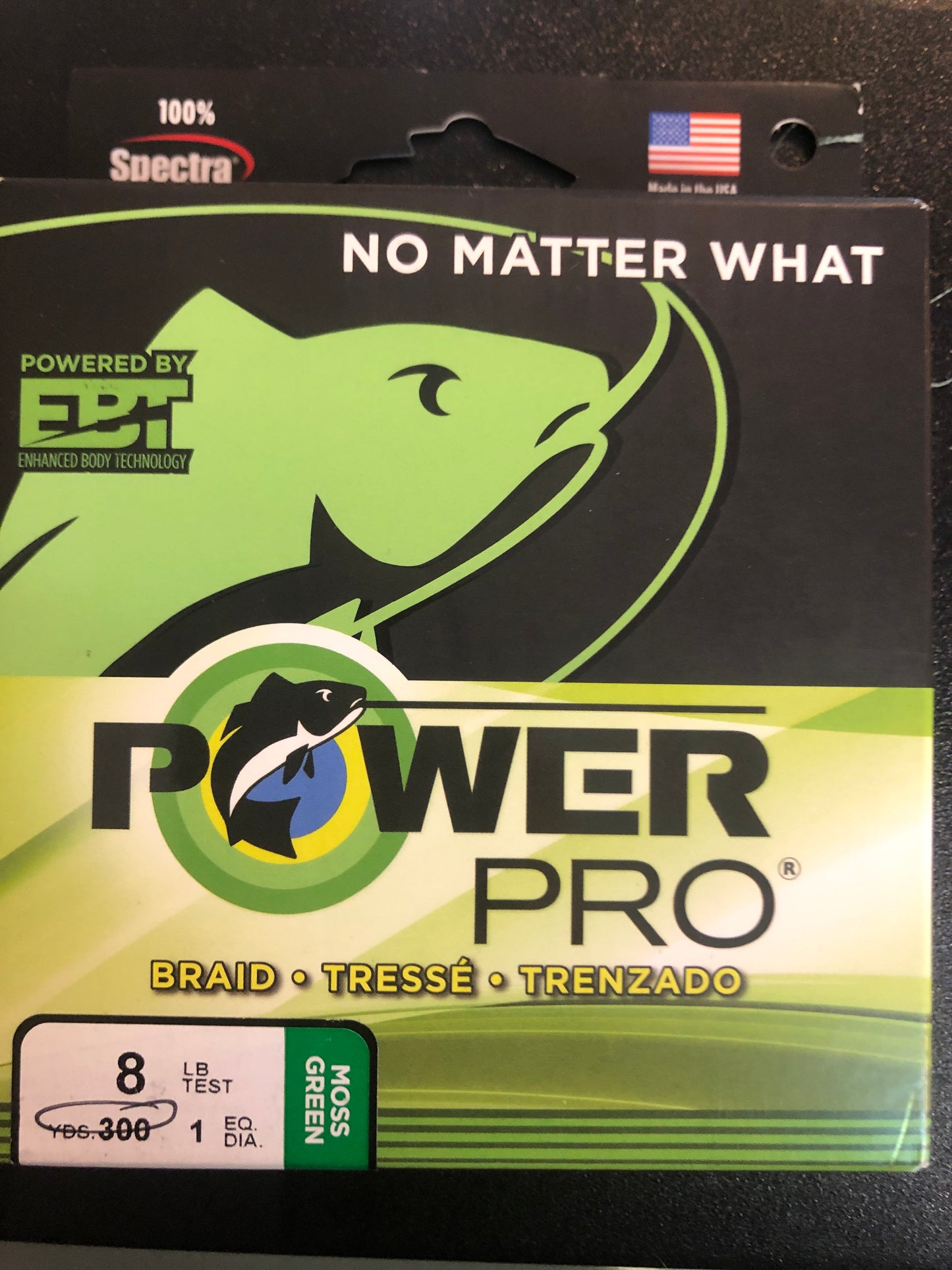 Power pro braid 8lb moss green