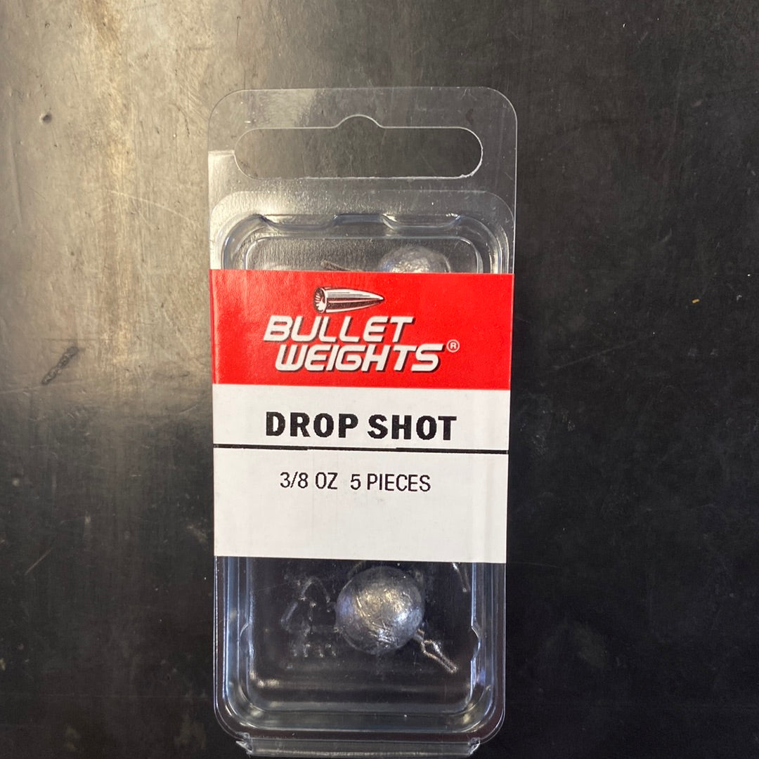 Bullet Weight Drop Shot 3/8oz