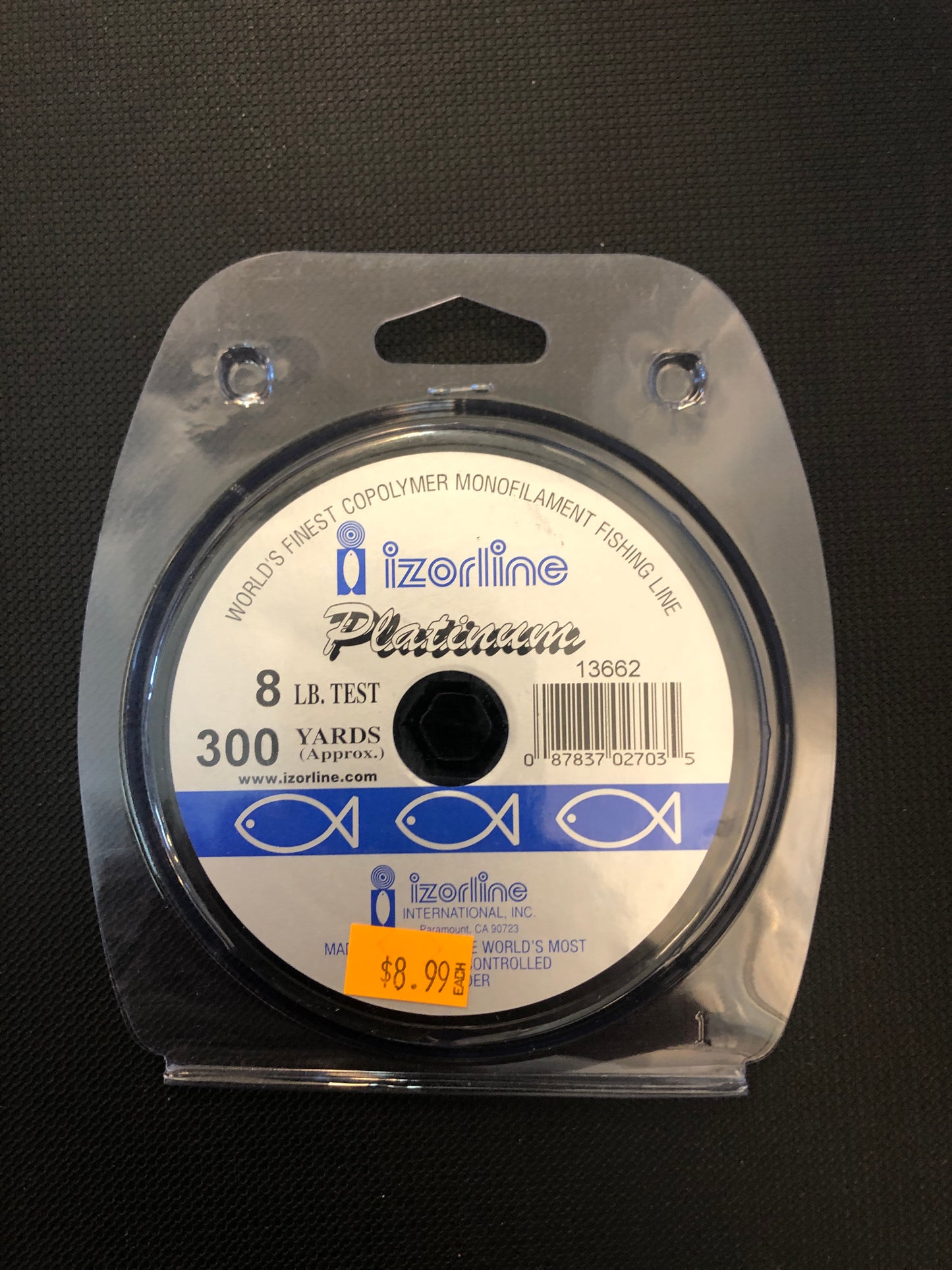 Izorline Platinum 8lb test