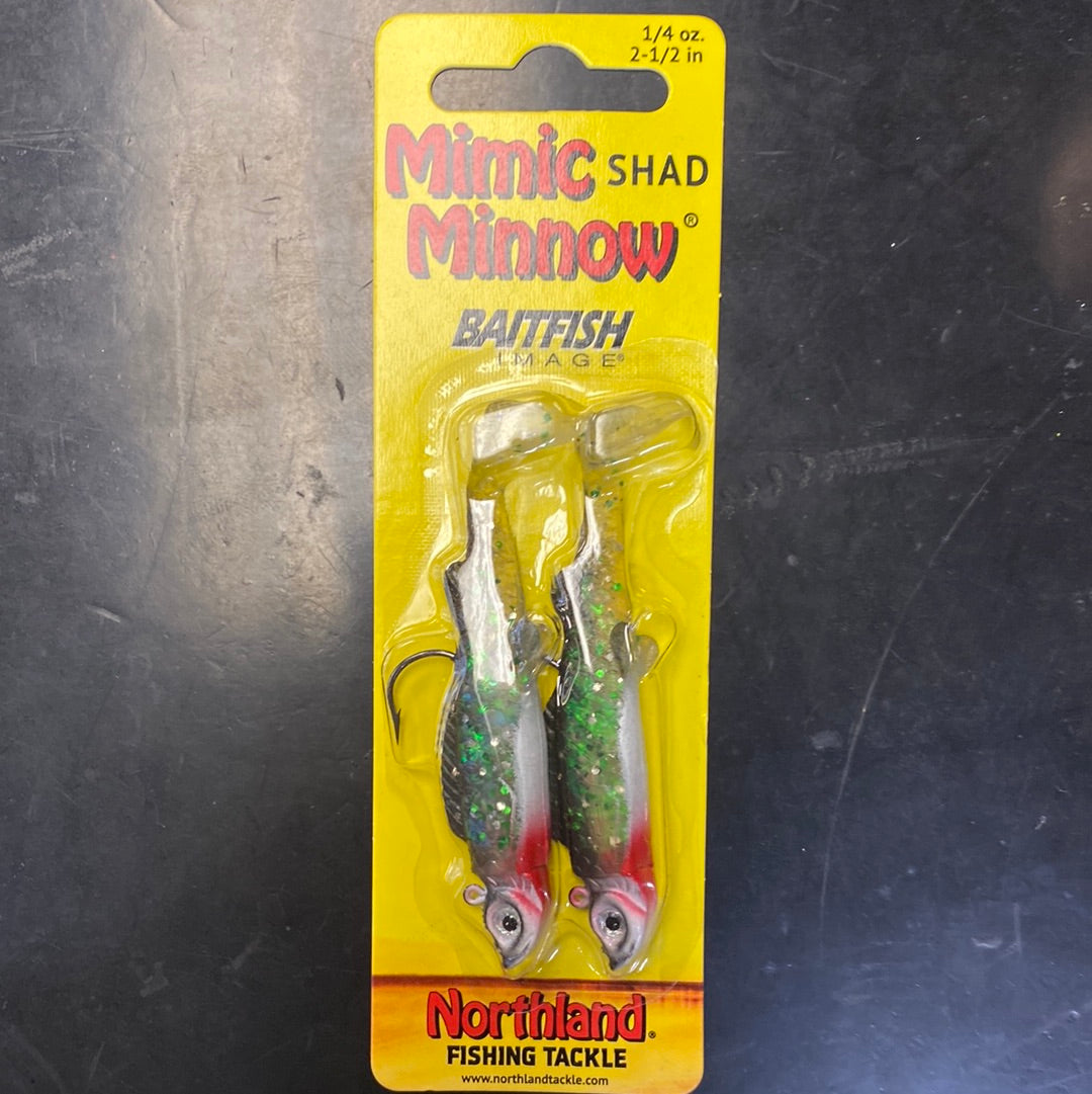 Northland Mimic Minnow Shad 3/8oz Silver Shiner