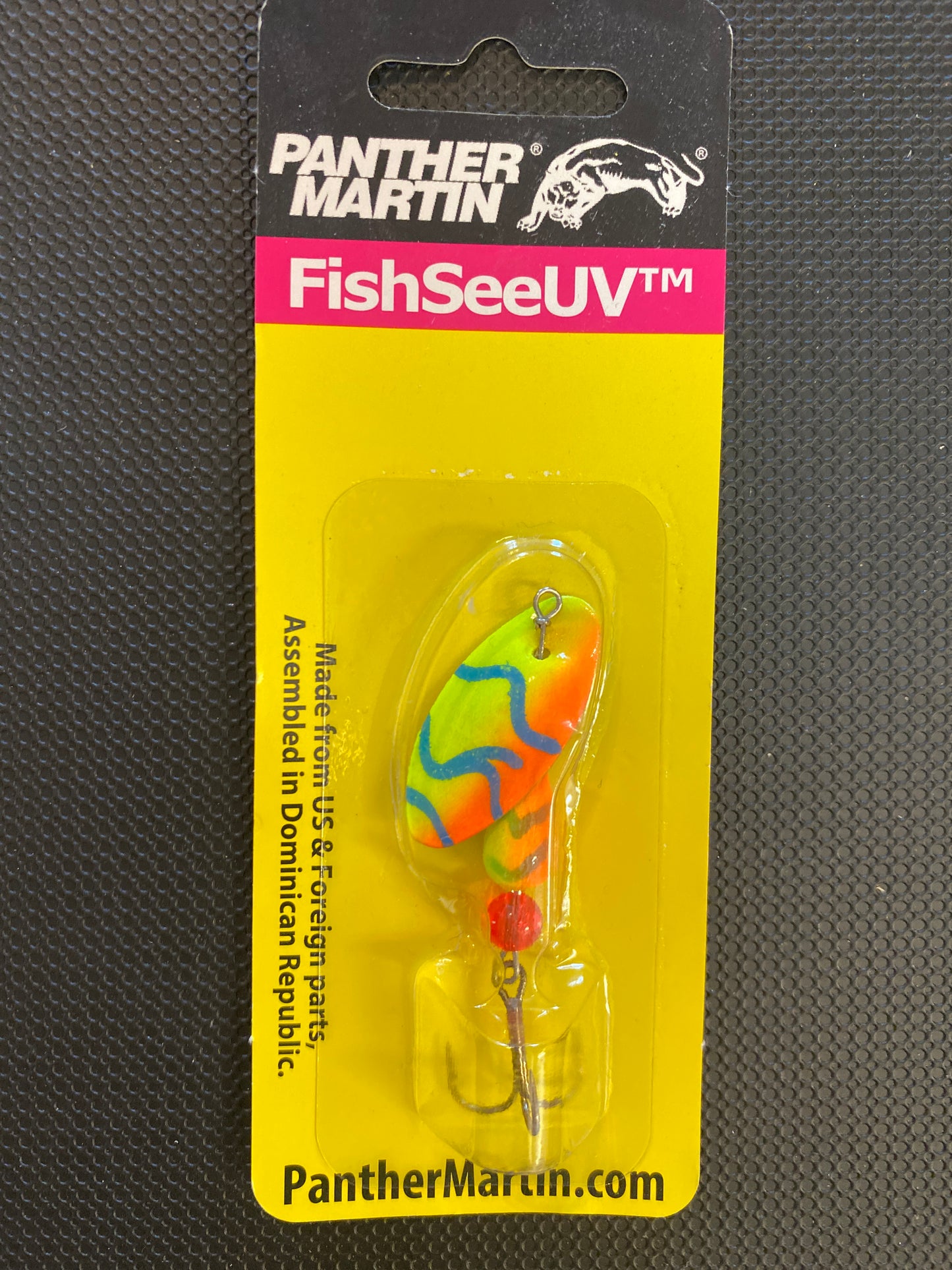 Panther Martin 1/4oz UV chart/orange/blue