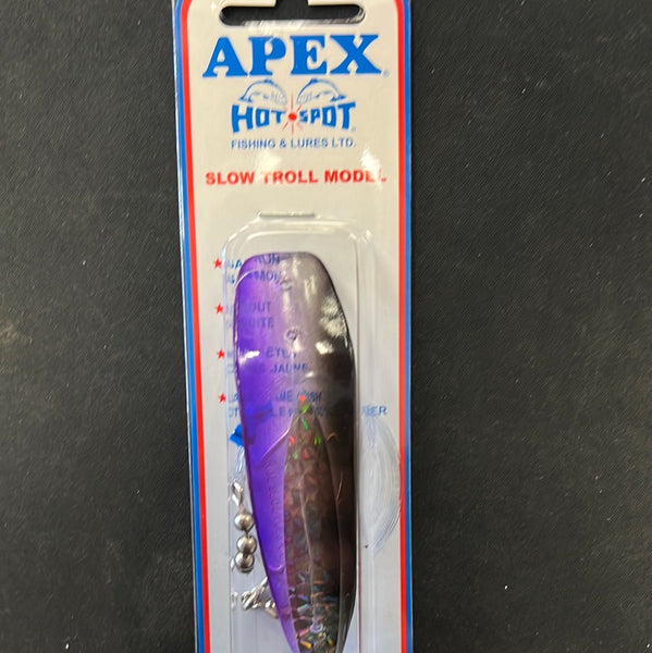 Apex 4.0 Slow Troll #93R Black/Purple – Superfly Flies