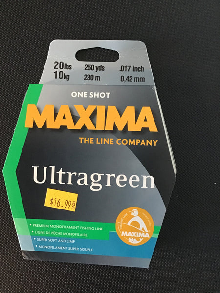 Maxima Ultragreen 20lb – Superfly Flies