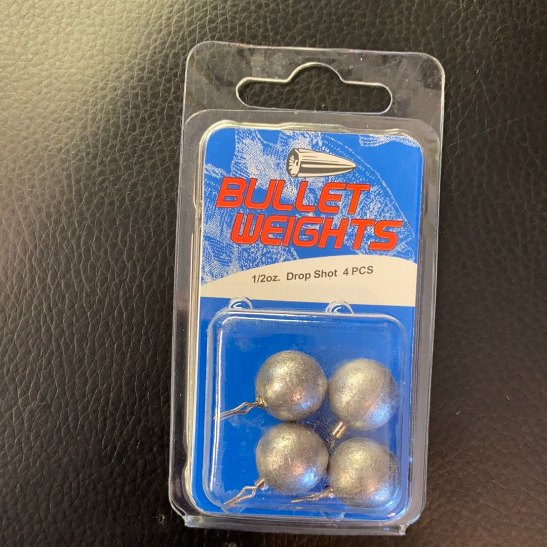 Bullet Weights 1/2oz Drop Shot