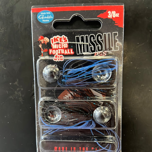 Missile Baits micro football jig 3/8oz bruiser