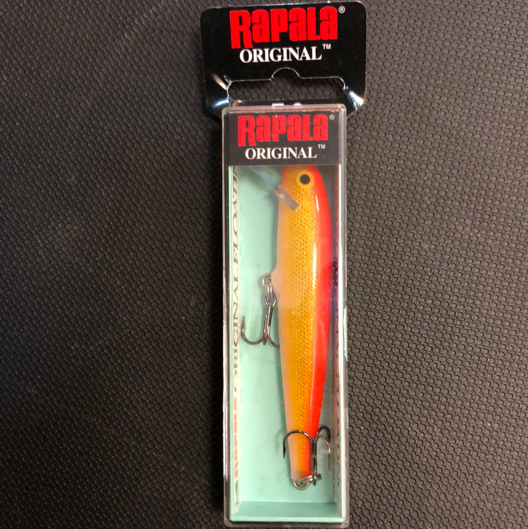 Rapala Original F-9 gold fluorescent red
