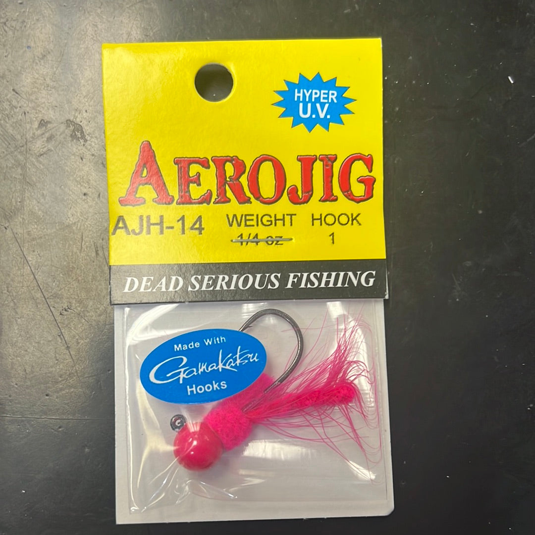 Aerojig 1/4oz hot pink