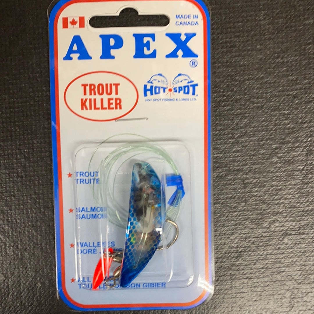 Apex 2” Chrome Blue Scale