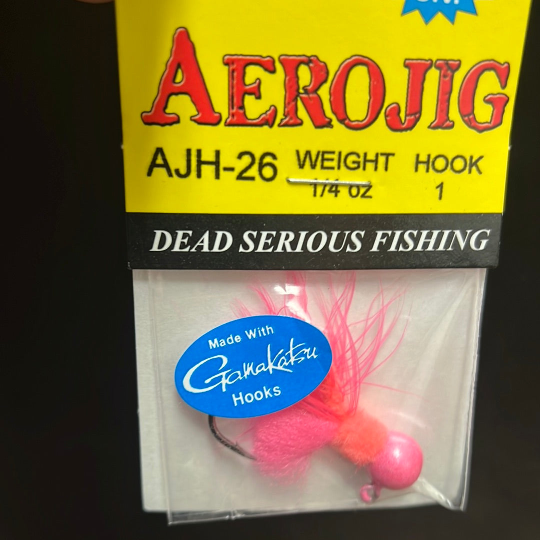 Aerojig 1/4oz pink peach