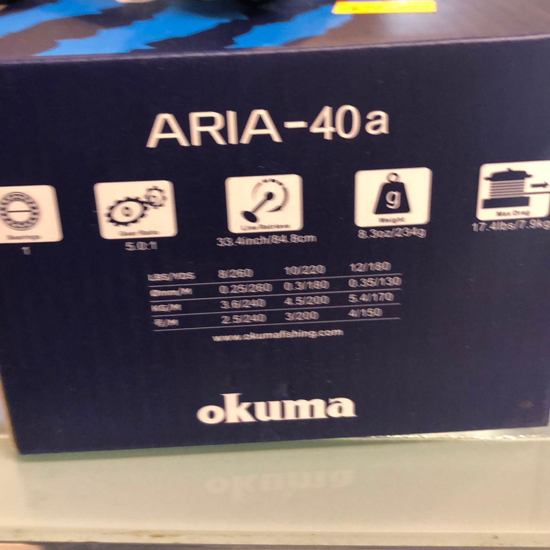 Okuma Aria spinning reel
