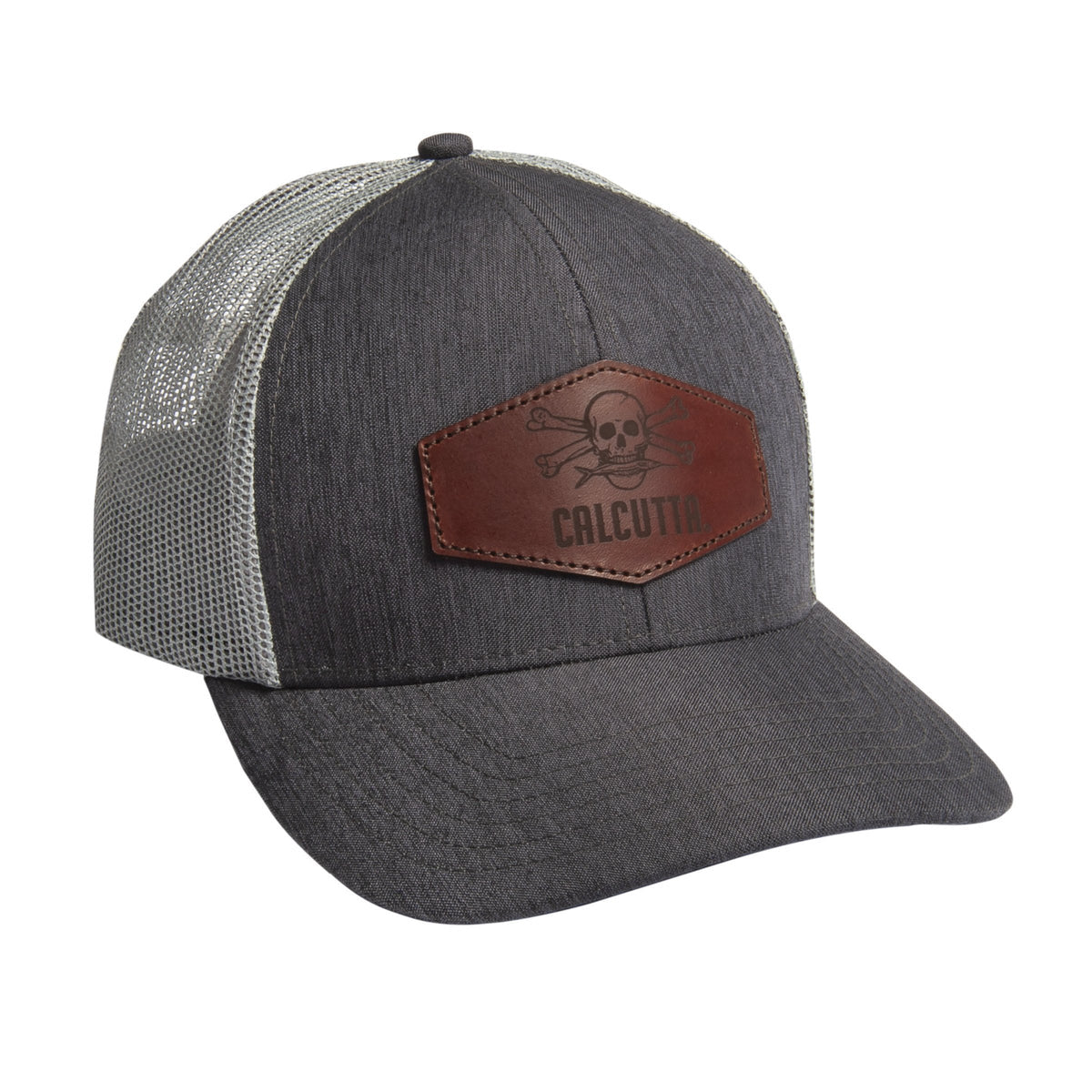 Calcutta leather patch hat