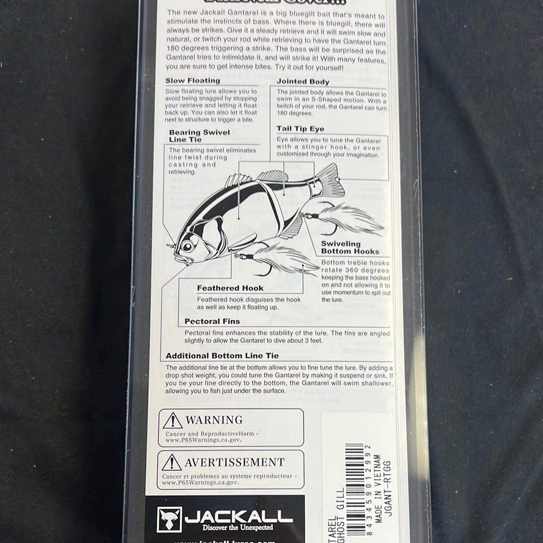Jackall Gantarel 6.3” Ghost Gill