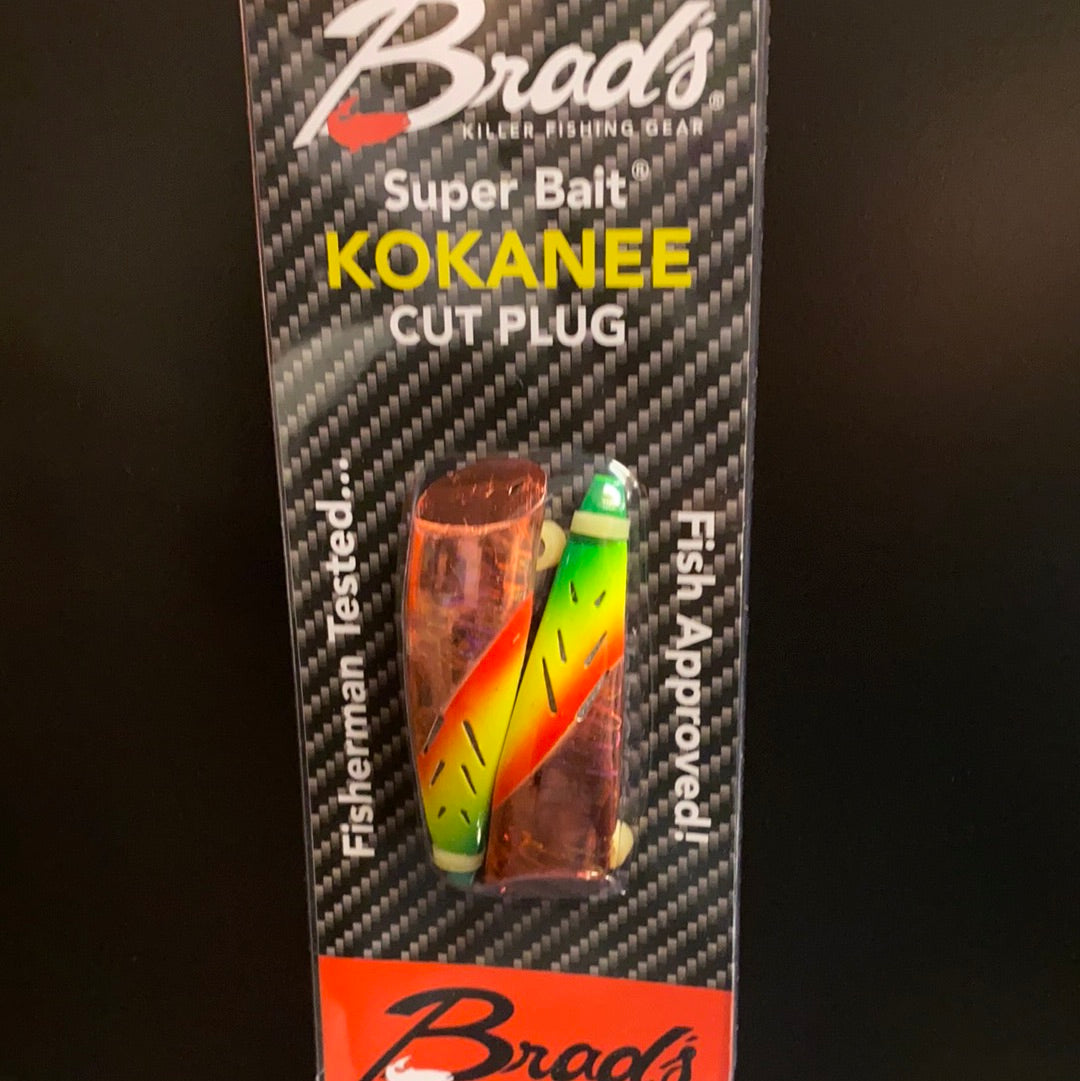 Brads Kokanee Cut Plug 2-Pack (Mexican hat)