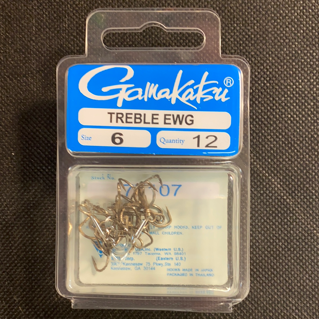 Gamakatsu 6 Treble EWG (Bronze)