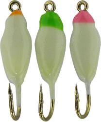HT Force Lures Predator glow Jigs #10 (3pk) Non- Lead
