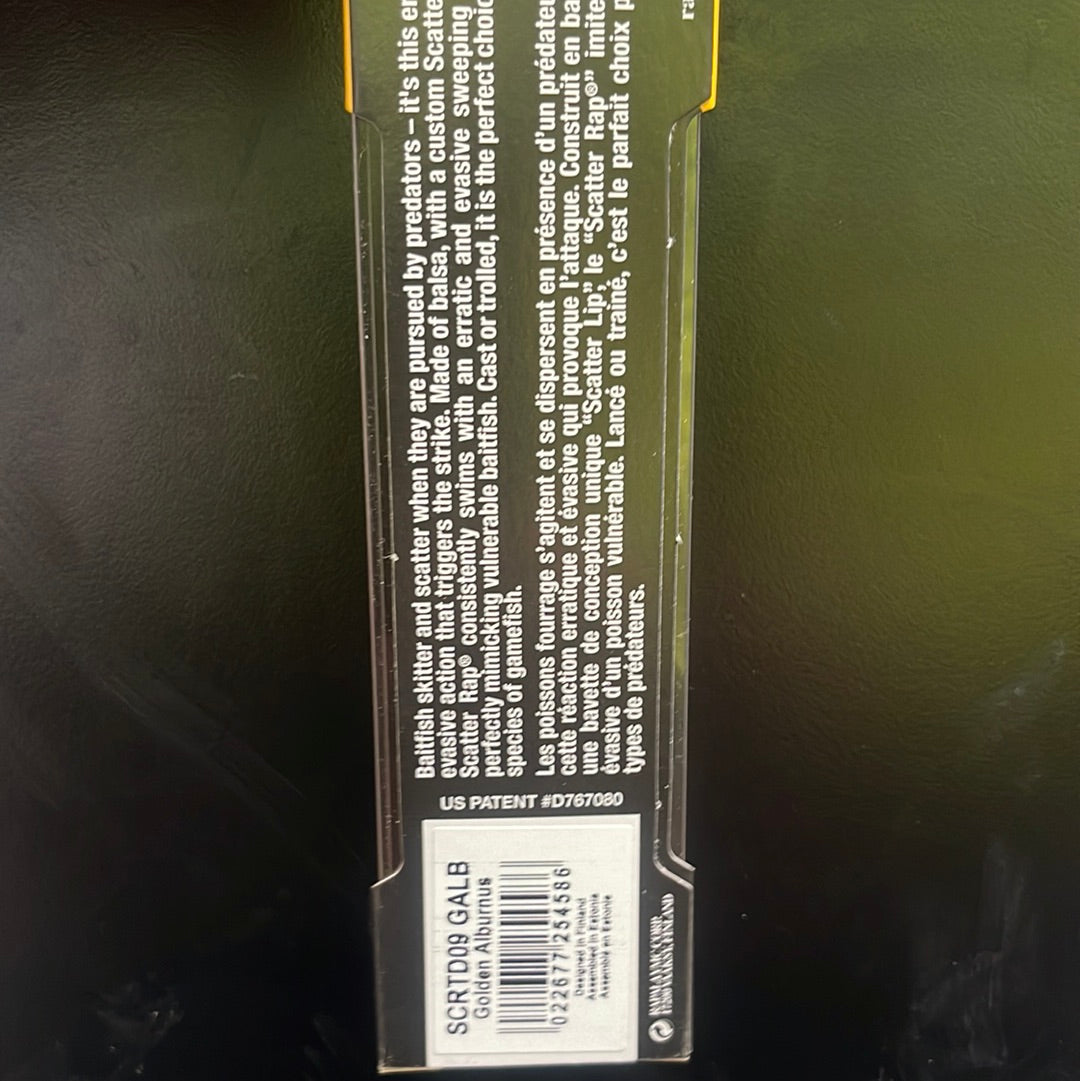Rapala scatter rap tail dancer golden alburnus