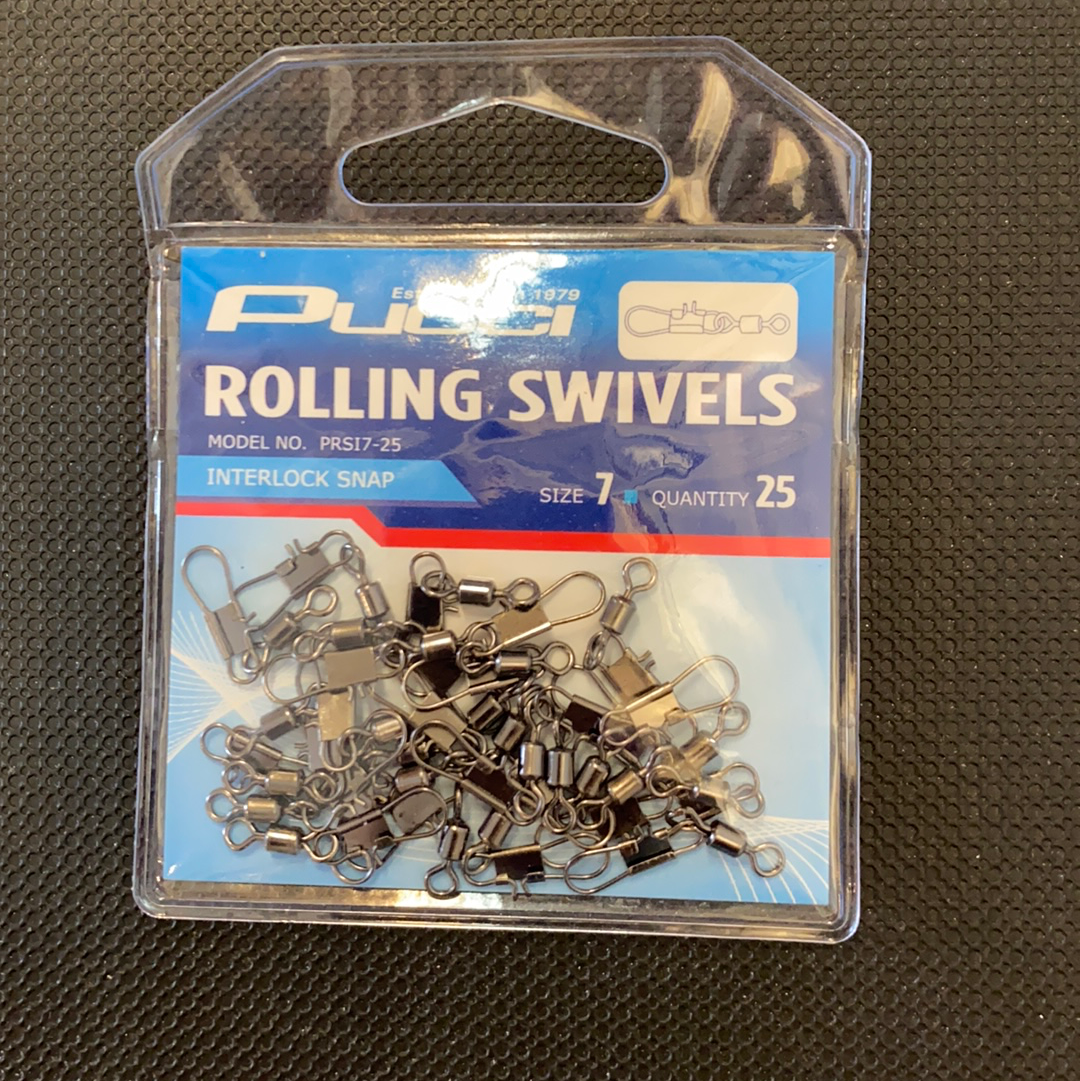 Pucci Rolling Swivels size 7