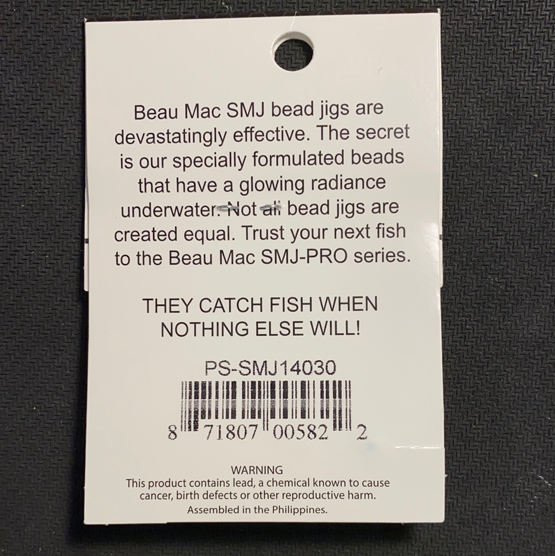 Beau Mac Jig 1/4oz Pink/Black