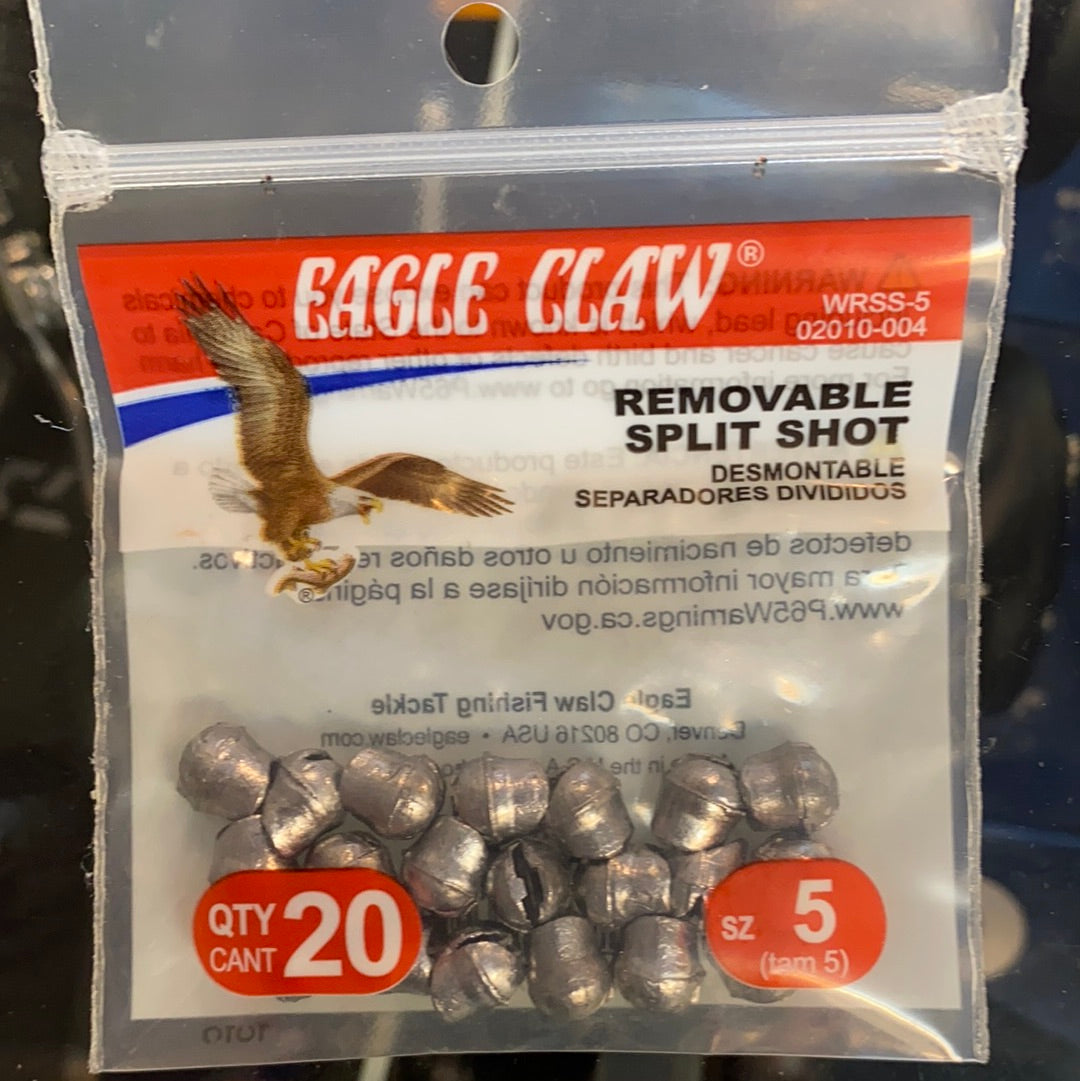 Eagle Claw removable split shot size 5