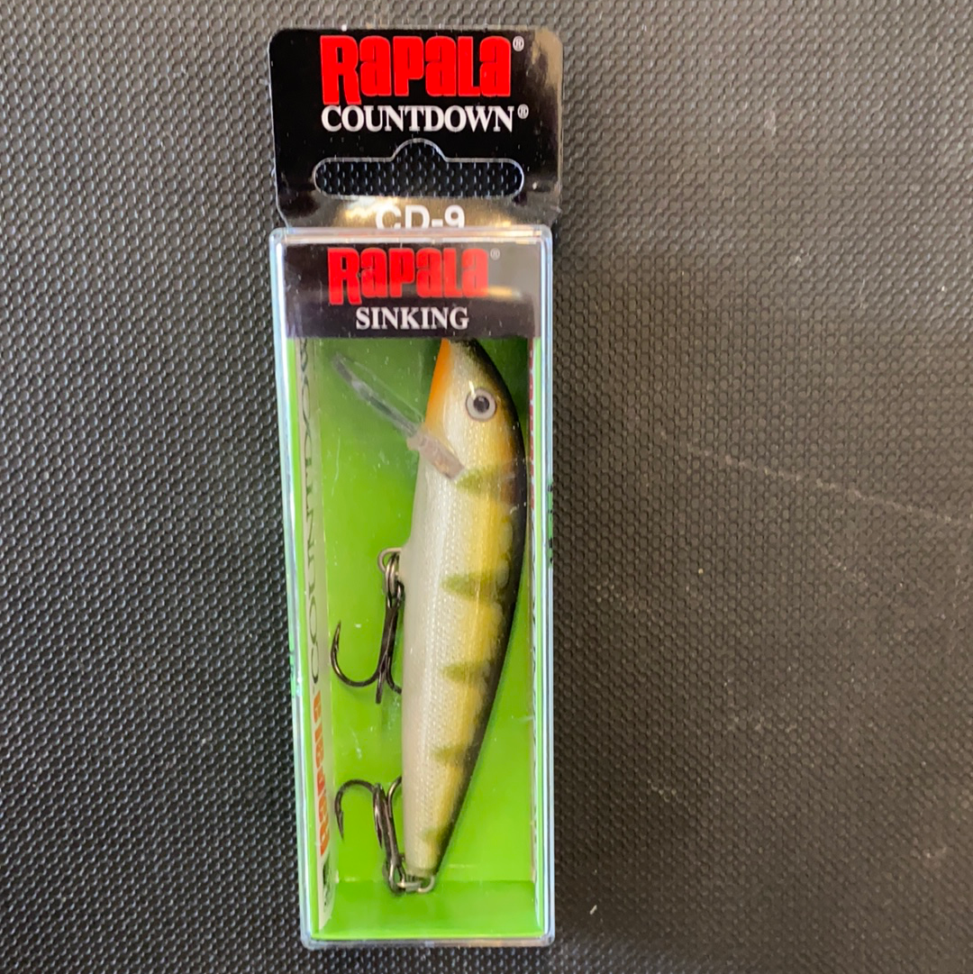 cd fishing lures Rapala CD-9 Yellow Perch – Superfly Flies