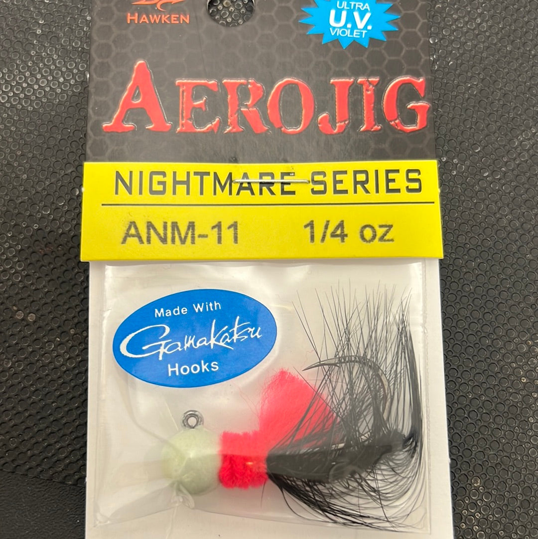 Aerojig 1/4 nightmare glow/pink/black