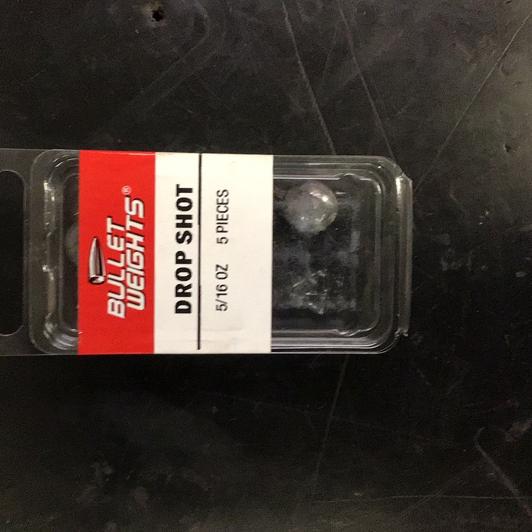 Bullet Weights Drop Shot 5/16