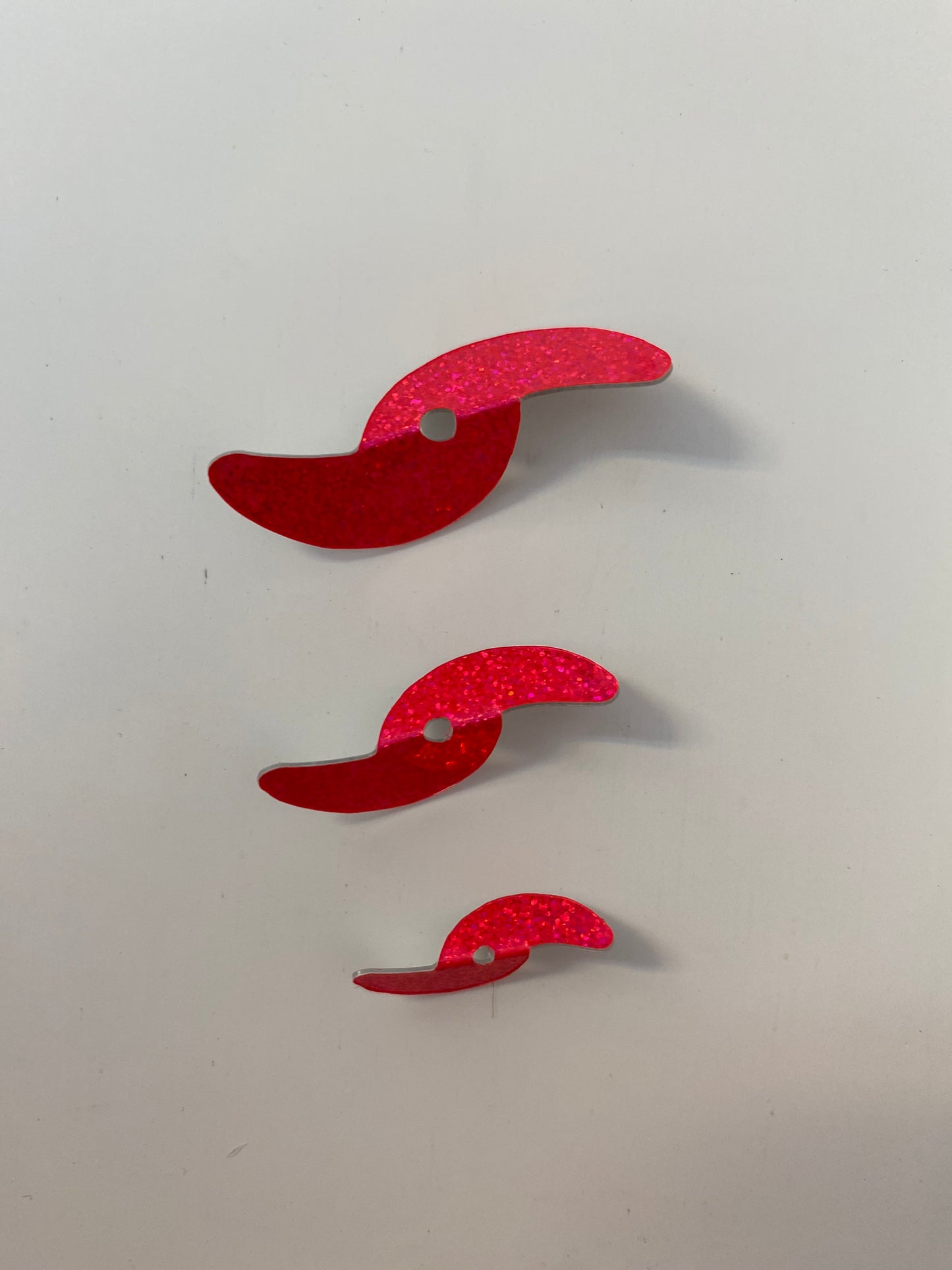 Superfly Pink Sparkle Spinner Blades