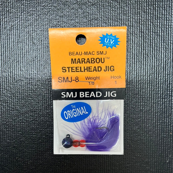 Beau SMJ Marabou Jig 1/8oz Purple/ Purple