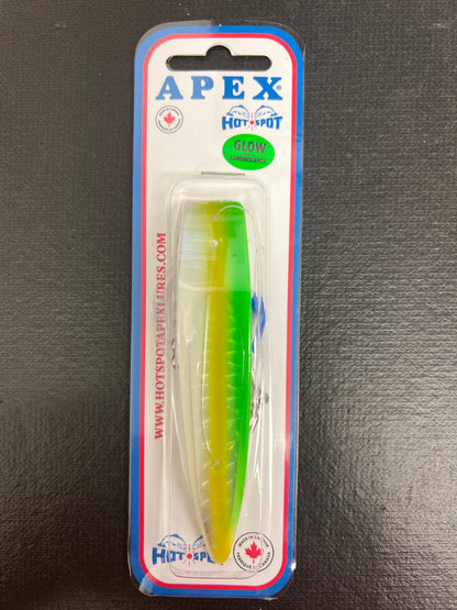 #198 Pearl Dark Green Gold Stripe