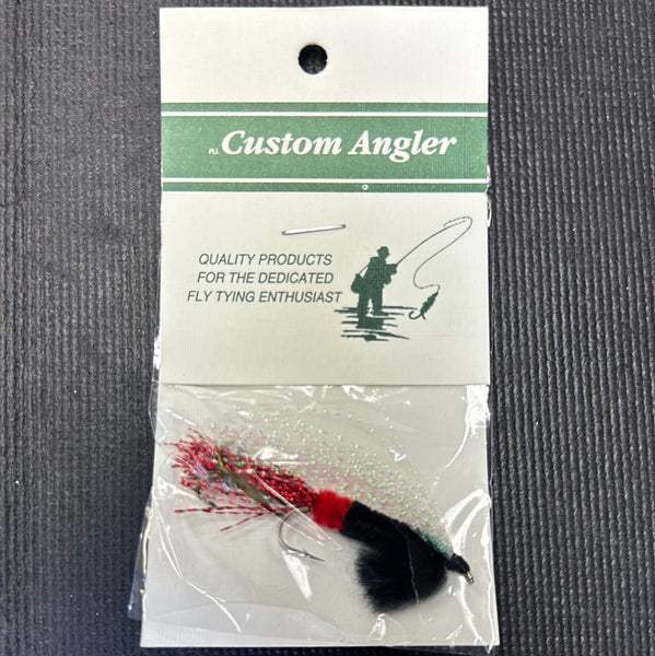 Custom Angler Kokanee fly red butt skunk