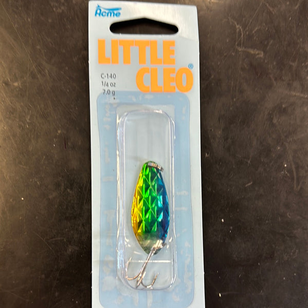 Little Cleo 1/4oz hammered blue/green