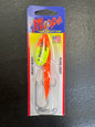 Mepps Flying C 5/8oz Hot Orange, Orange Chartreuse