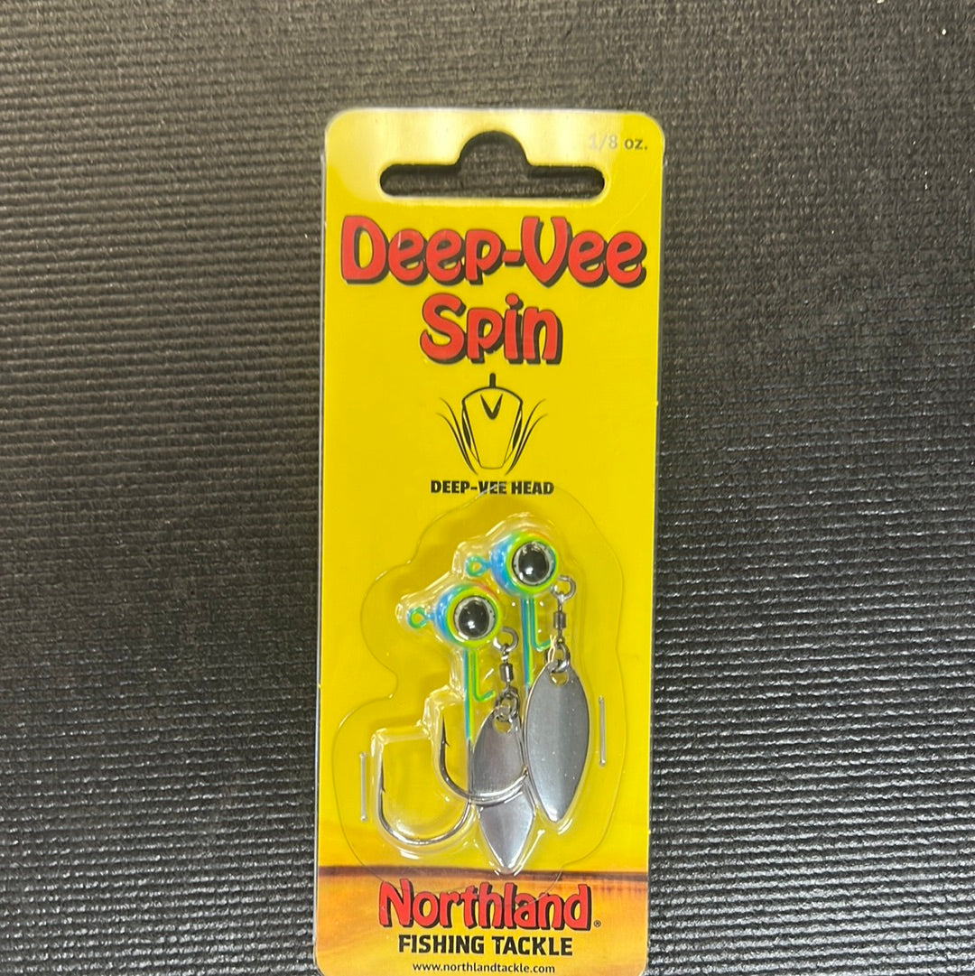 Northland Deep-Vee Spin Parrot 1/8oz