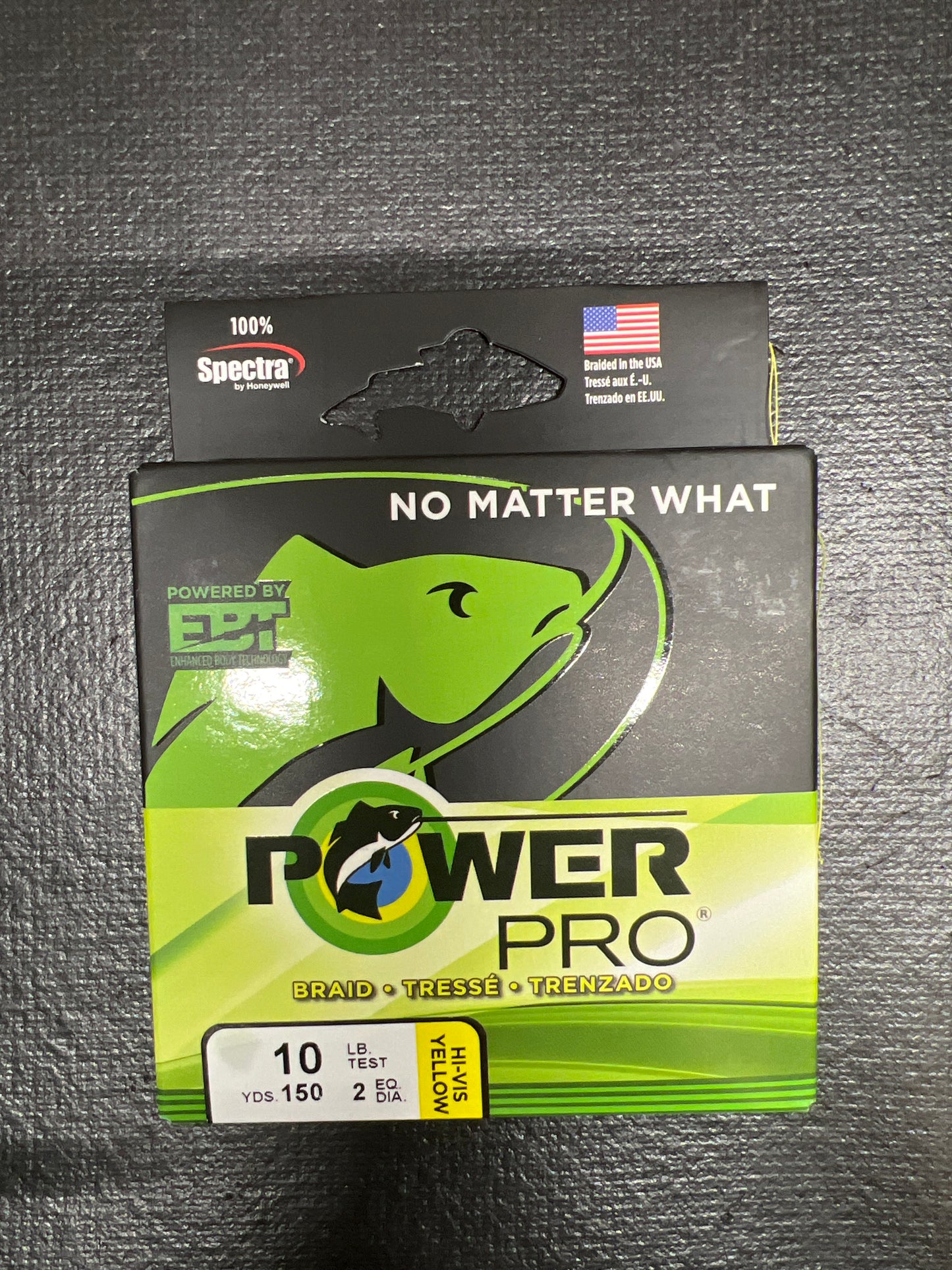 Power Pro 10lb Test Hi-Vis Yellow