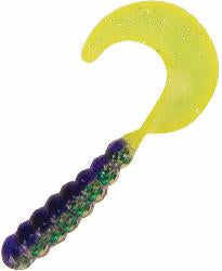 Kalin’s 2” triple threat grub junebug/chart