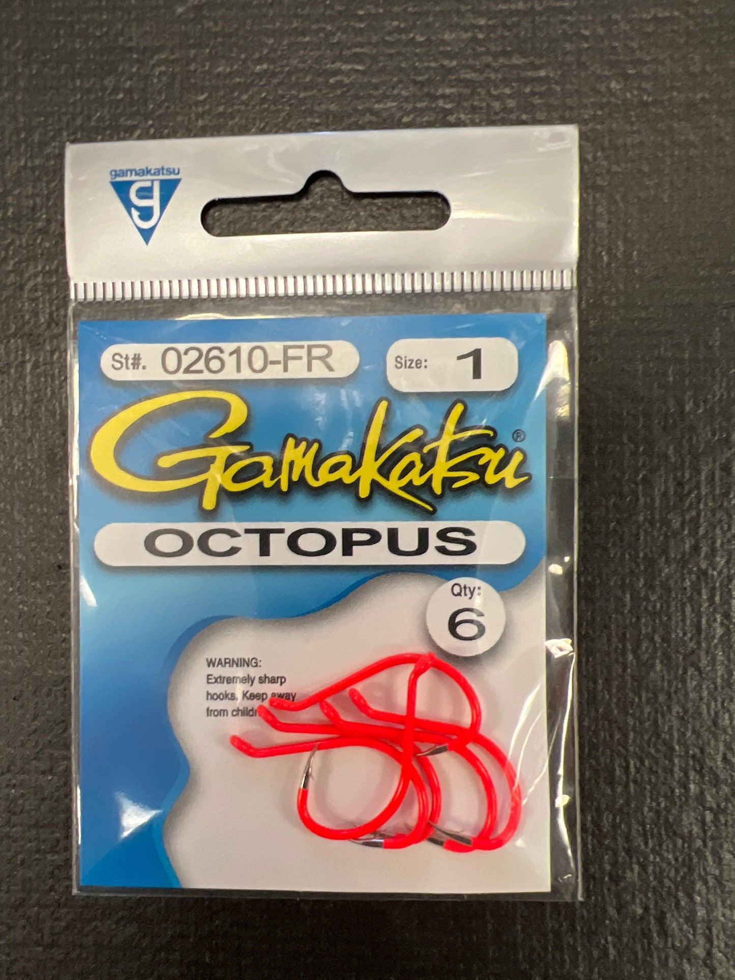 Gamakatsu Octopus Flame Red