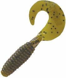 Kalin’s 3” lunker grub green pumpkin