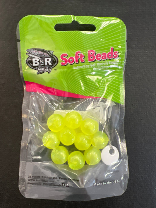 BnR Soft Beads 14mm Mean Green