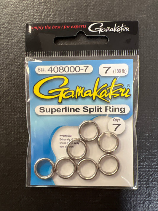 Gamakatsu Superline Split Ring Size 7