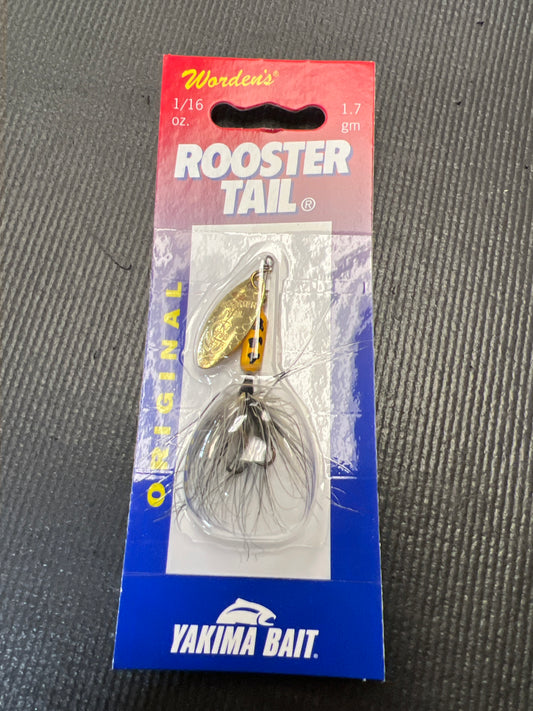 Rooster Tail 1/16oz yellow coachdog