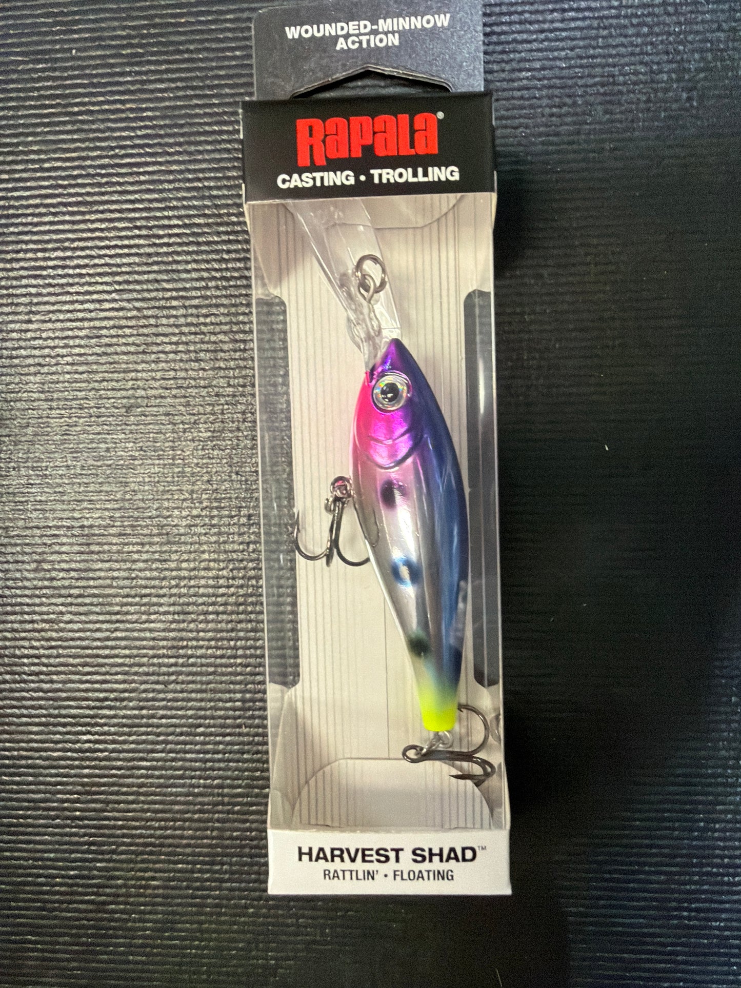 Rapala Harvest Shad 7 Chrome Blue Hot Tail
