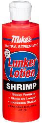 MIKE'S 4oz LUNKER LOTION SCENT, SHRIMP