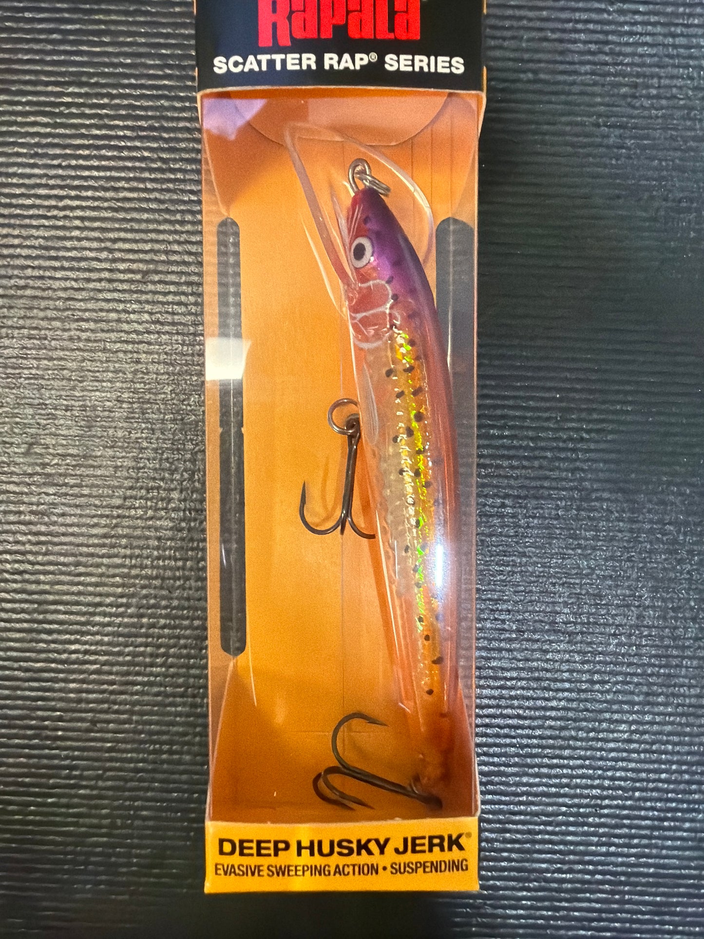 Rapala Scatter Rap Deep Husky Jerk 10 Glass Purple Sunfire