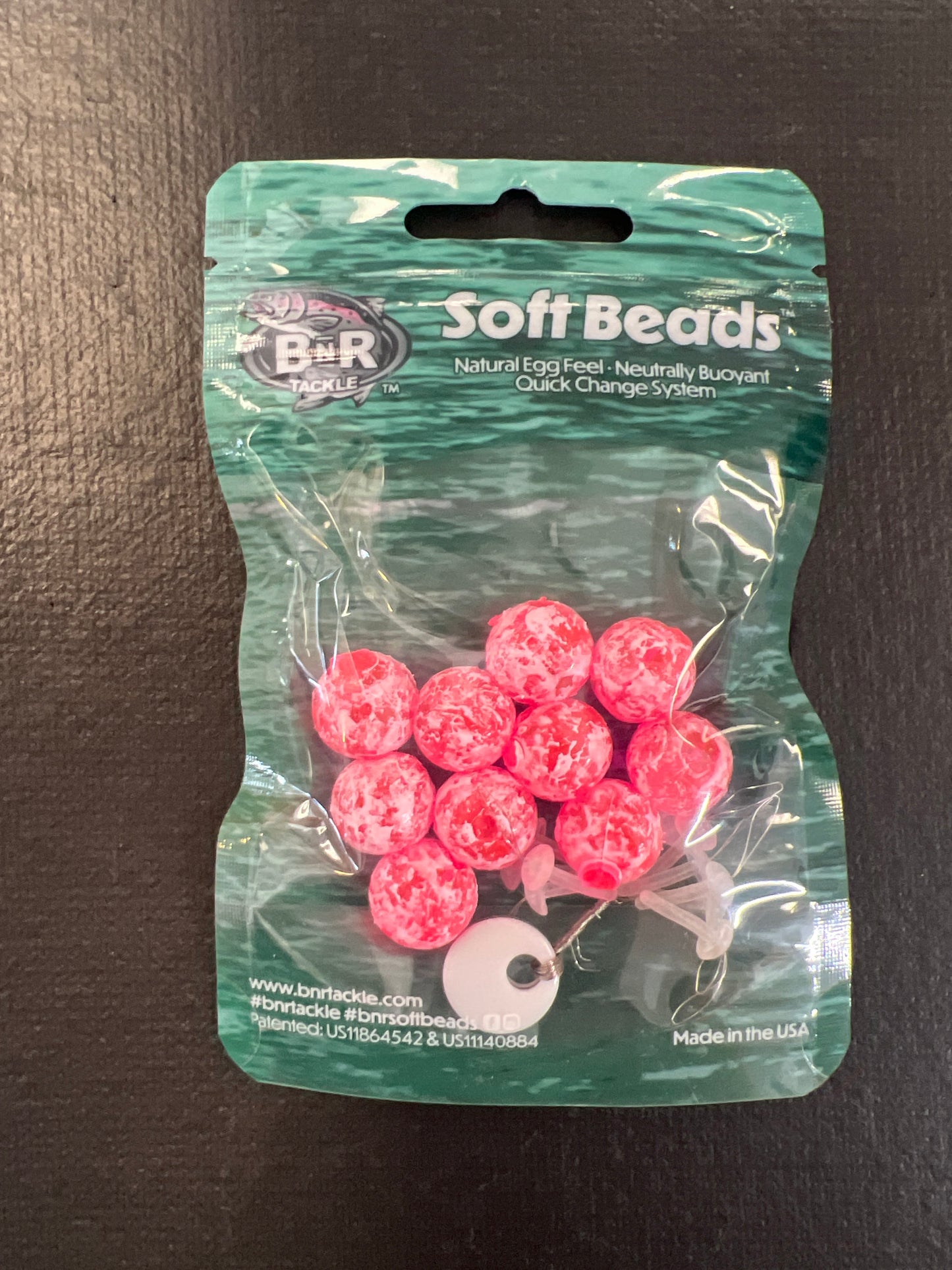 BnR Soft Beads 14mm Mottled Red